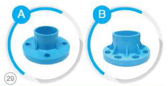 ข้อต่อตรง pvc หน้าจานพีวีซี-หนา ข้อต่อตรง pvc หน้าจานพีวีซี-หนา
