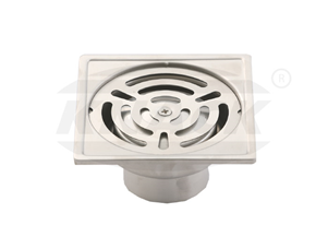Floor Drain ตะแกรงน้ำทิ้งทรงเหลี่ยมหน้ากลม (สเตนเลส) Floor Drain ตะแกรงน้ำทิ้งทรงเหลี่ยมหน้ากลม (สเตนเลส)