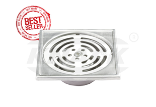 Floor Drain ตะแกรงน้ำทิ้งทรงเหลี่ยมหน้ากลม (สเตนเลส) Floor Drain ตะแกรงน้ำทิ้งทรงเหลี่ยมหน้ากลม (สเตนเลส)