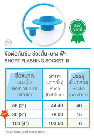 ราคาข้อต่อกันซึม ช่วงสั้น บาง-ฟ้า ราคาข้อต่อกันซึม ช่วงสั้น บาง-ฟ้า