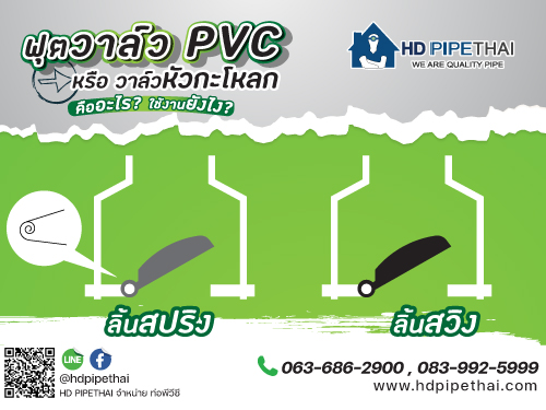 ฟุตวาล์ว-หรือ-วาล์วหัวกะโหลก-การเลือกใช้ ฟุตวาล์ว-การเลือกใช้
