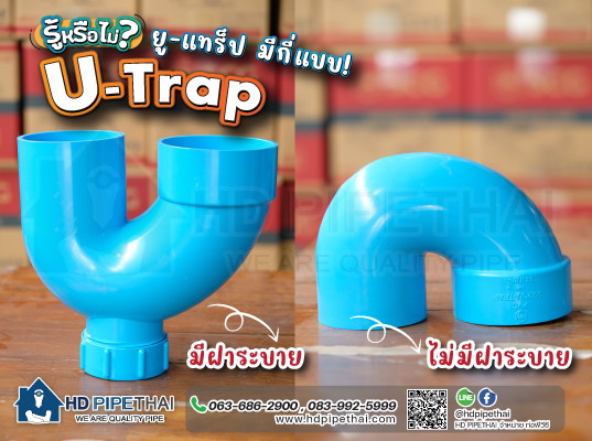 U trap มีกี่แบบ